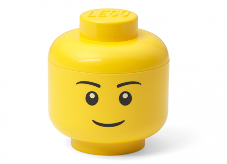 Mini cutie depozitare cap minifigurina LEGO baiat [0]