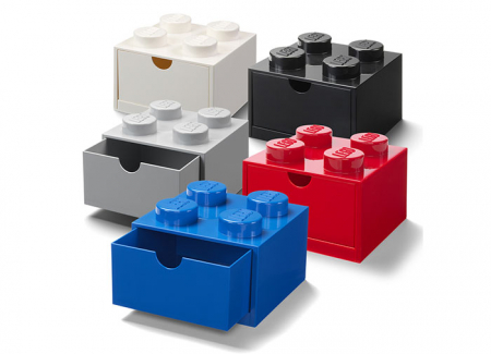 Sertar de birou LEGO 2x2 negru [2]