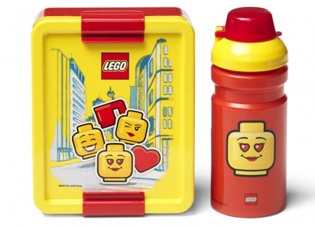 Set pentru pranz LEGO Iconic rosu-galben [2]