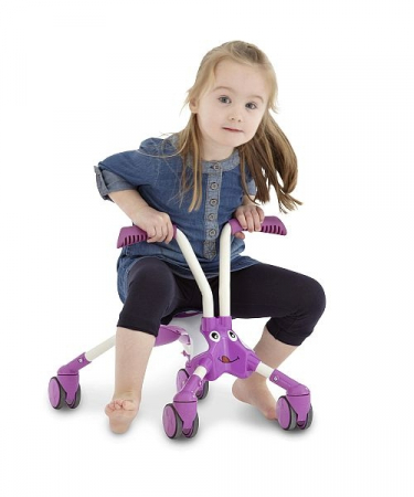 Tricicleta fara pedale pentru copii Scramblebug Bubblegum [1]
