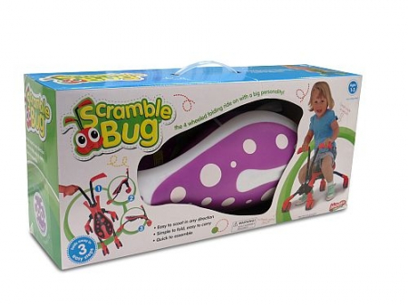 Tricicleta fara pedale pentru copii Scramblebug Bubblegum [3]