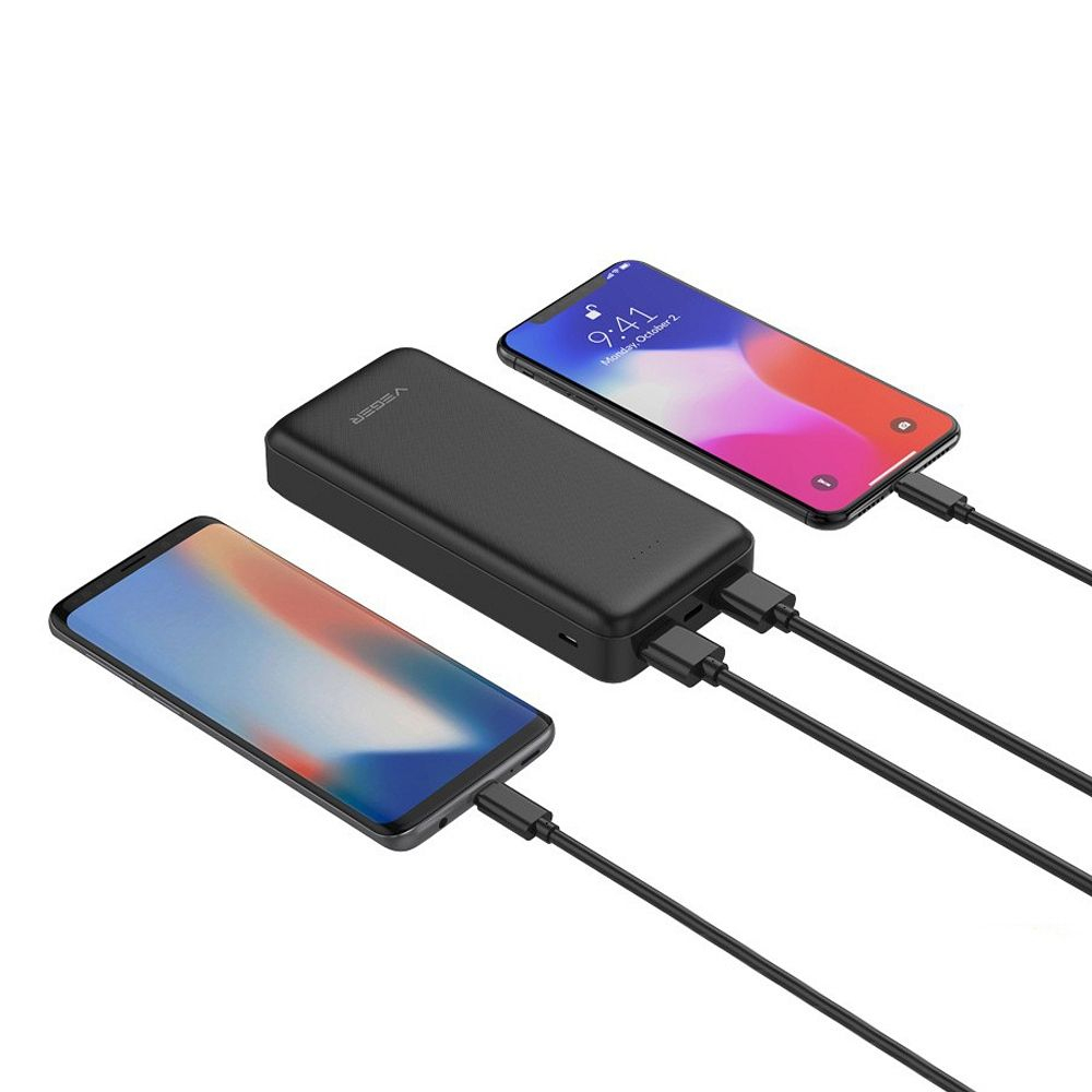Powerbank Veger A20, 20000mAh, 2A, Negru [2]