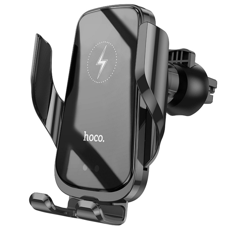 Incarcator Auto Wireless Hoco CA202, 15W, Negru [1]
