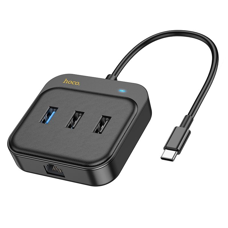 HOCO Adaptor HUB 6in1 Tip C HB37 0,2m Negru - Versatilitate și Performanță la Superlativ [7]
