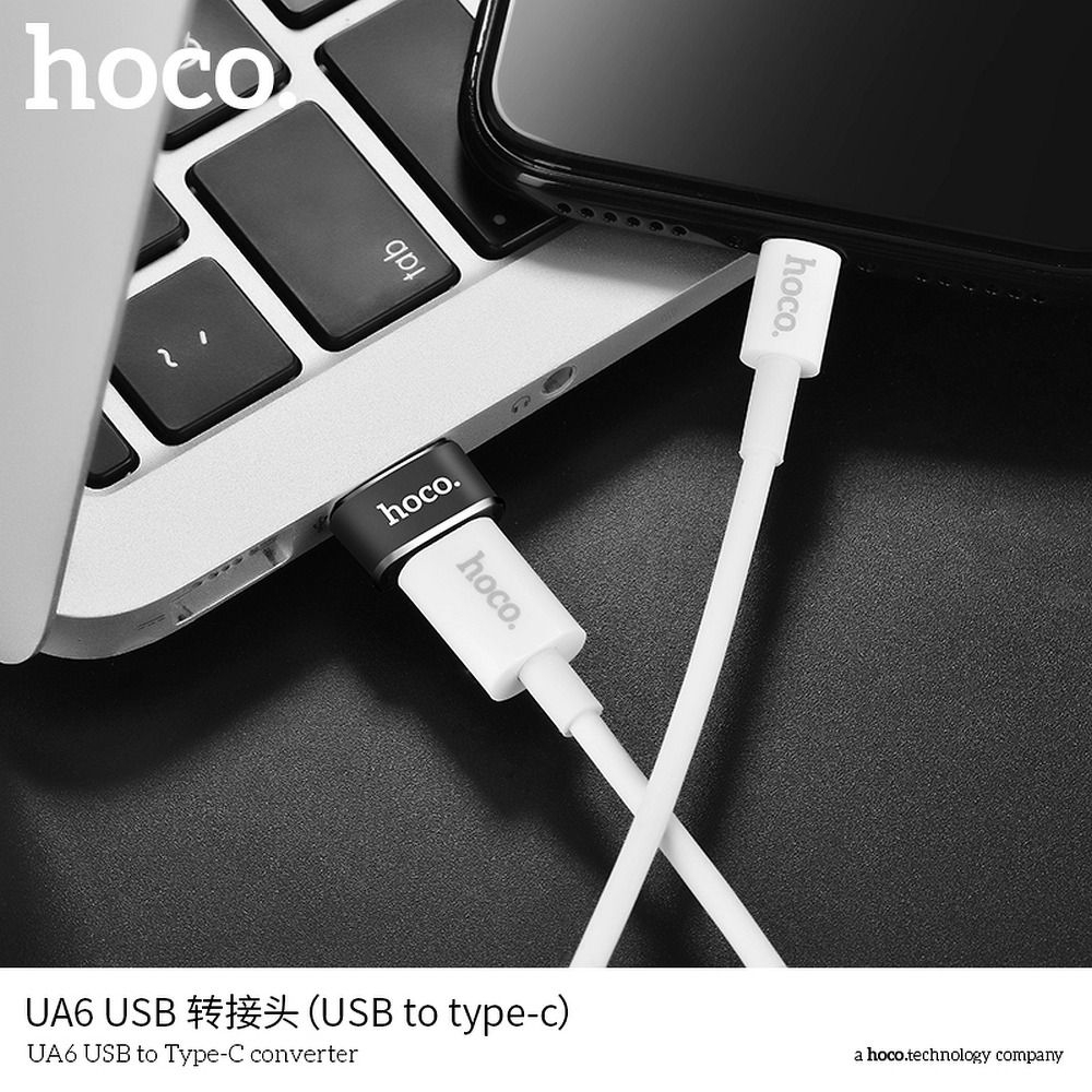 Adaptor USB A Male la Type-C Female - Negru [5]