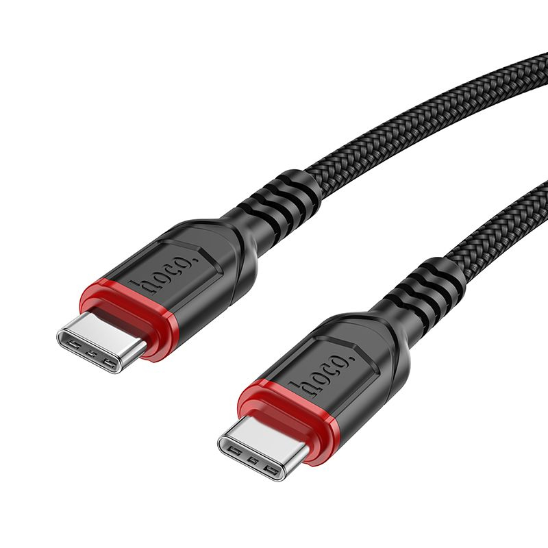 Cablu Hoco X59, USB Type-C la USB Type-C, Încărcare Rapidă 60W, 3m, Negru [2]