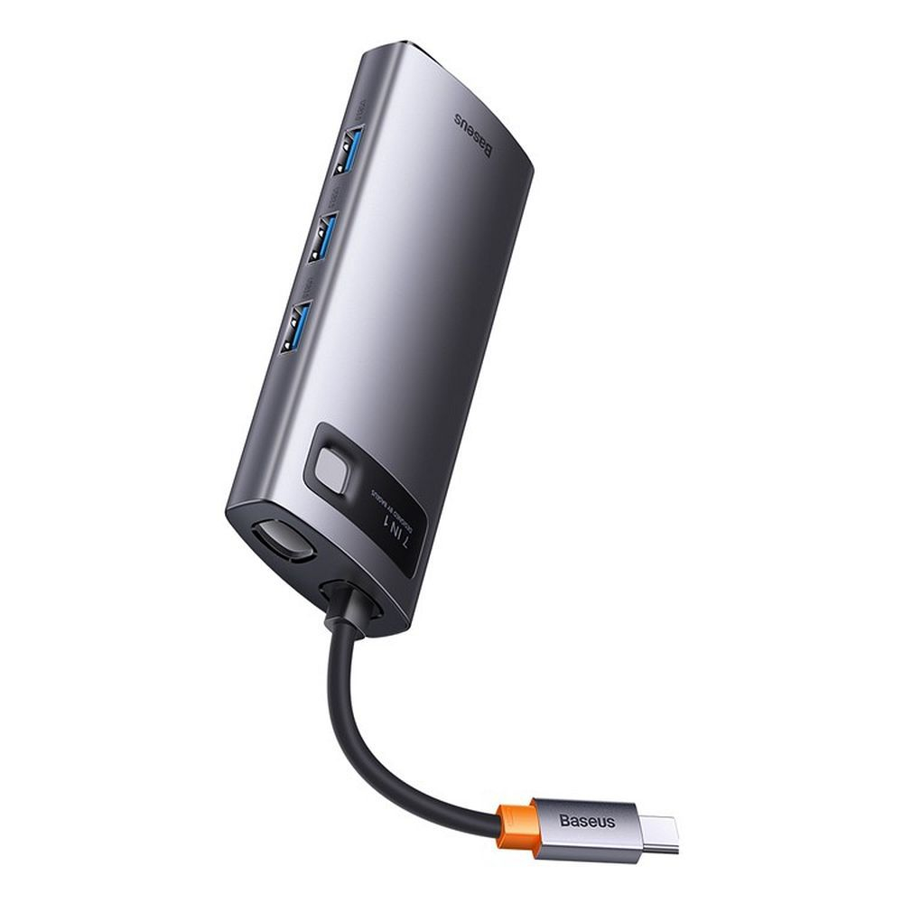 Adaptor Hub 7-în-1 Baseus Type-C, Gri [4]