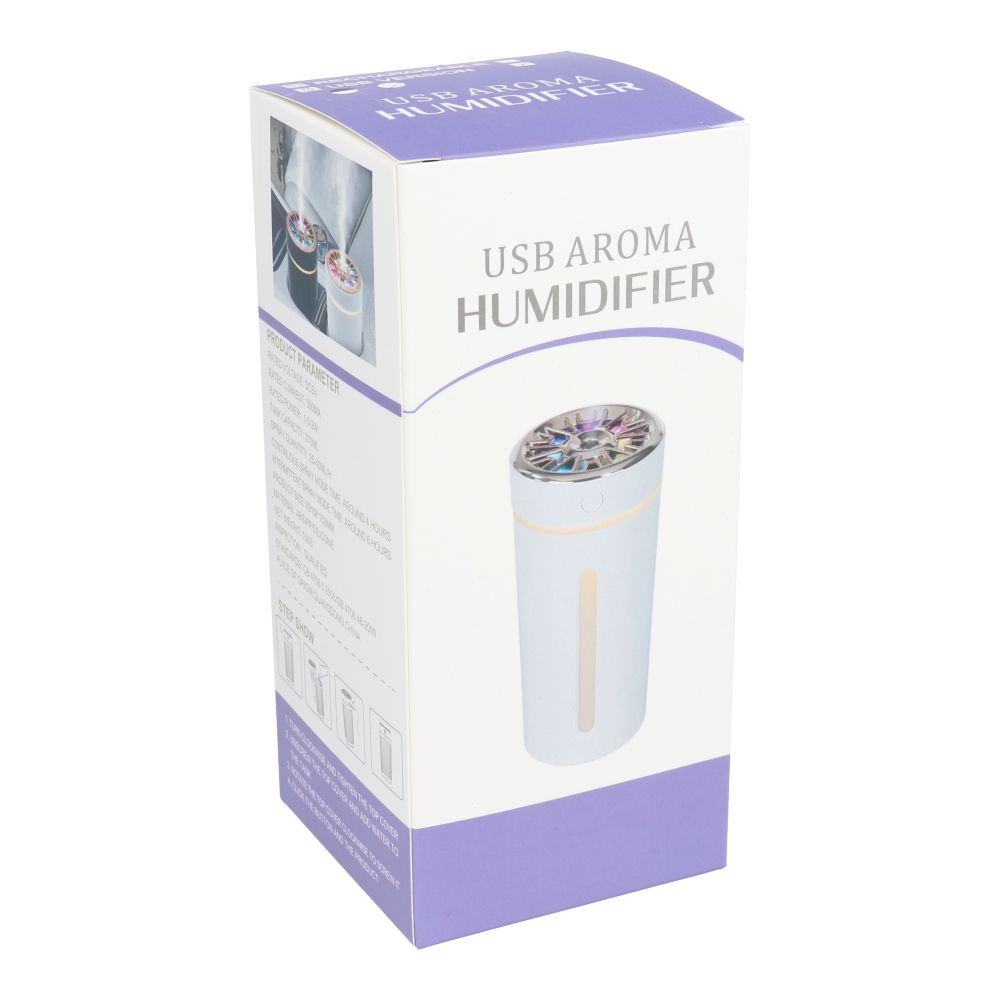 Difuzor Aromaterapie și Umidificator Auto - Model Art Deco RM 0628, Alb [7]