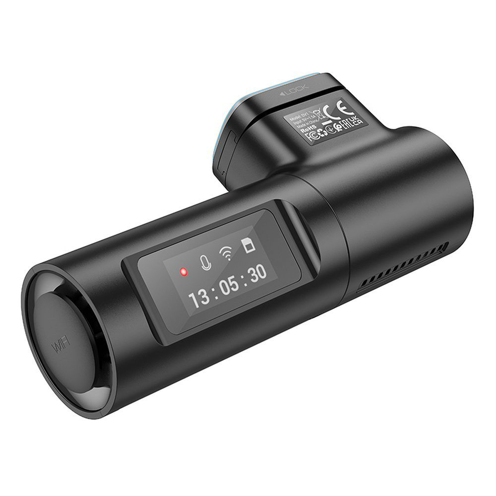 Hoco Cameră Auto cu Ecran DV1, 1080p, 30fps, 0.96", Negru [2]