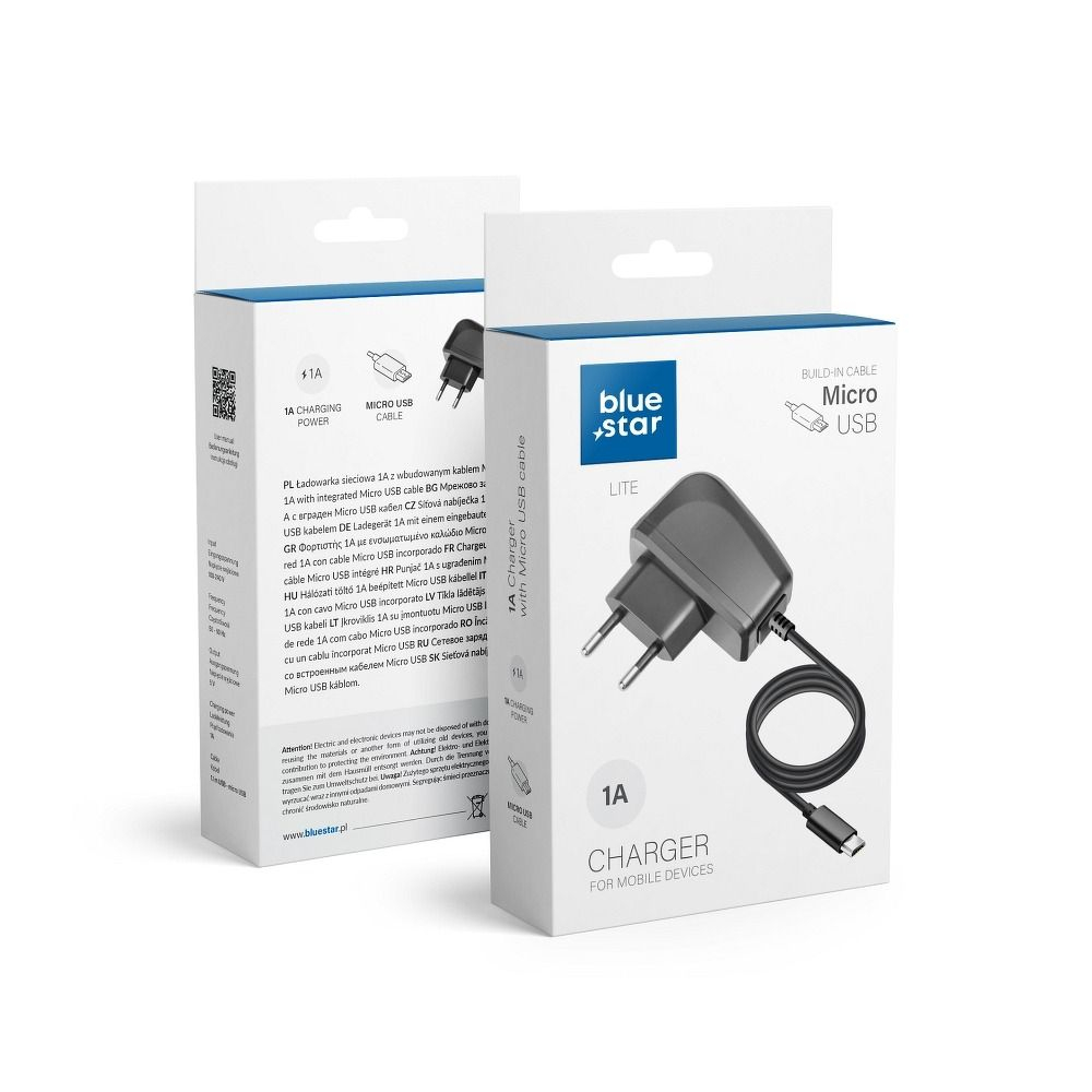 Încărcător de Voiaj Blue Star Lite Micro USB Universal 1A [6]