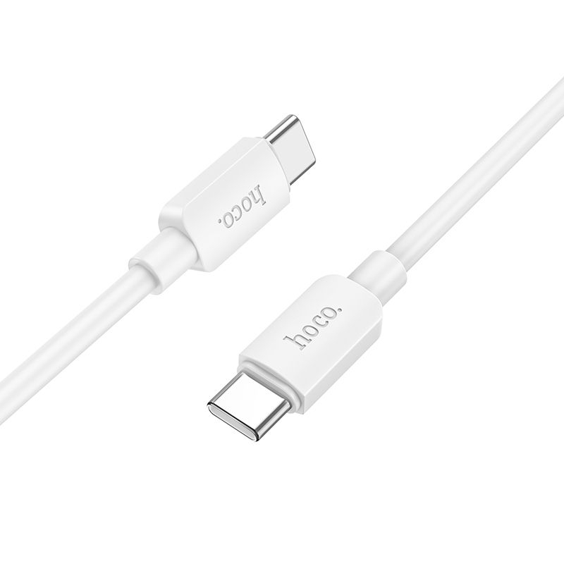Cablu Hoco X96, USB Type-C la USB Type-C, Încărcare Rapidă PD 60W, 1m, Alb [3]