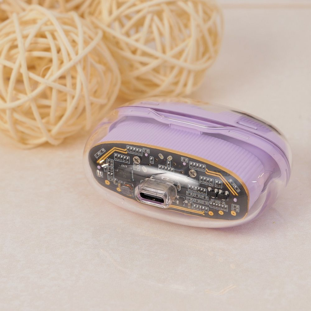 Hoco Căști Wireless Bluetooth TWS EW54, Purple [4]