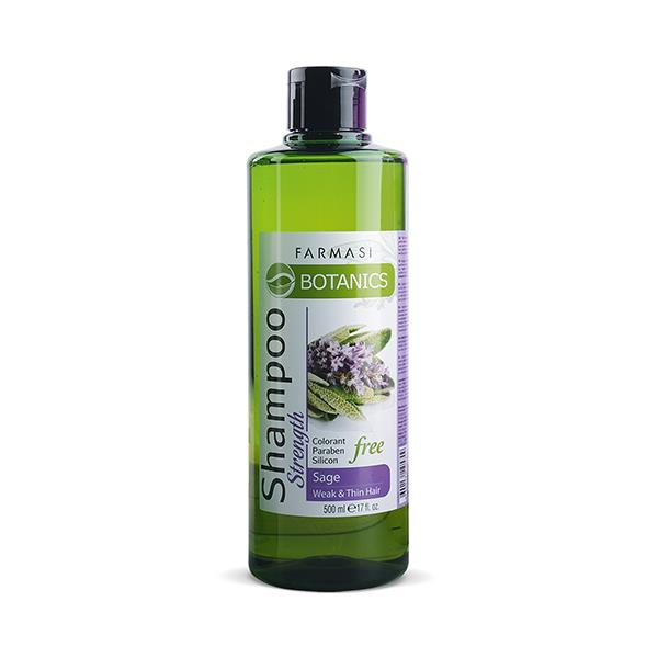 Botanics Șampon cu Salvie 500ml - Rezistență și Vitalitate pentru Părul Fragil [1]