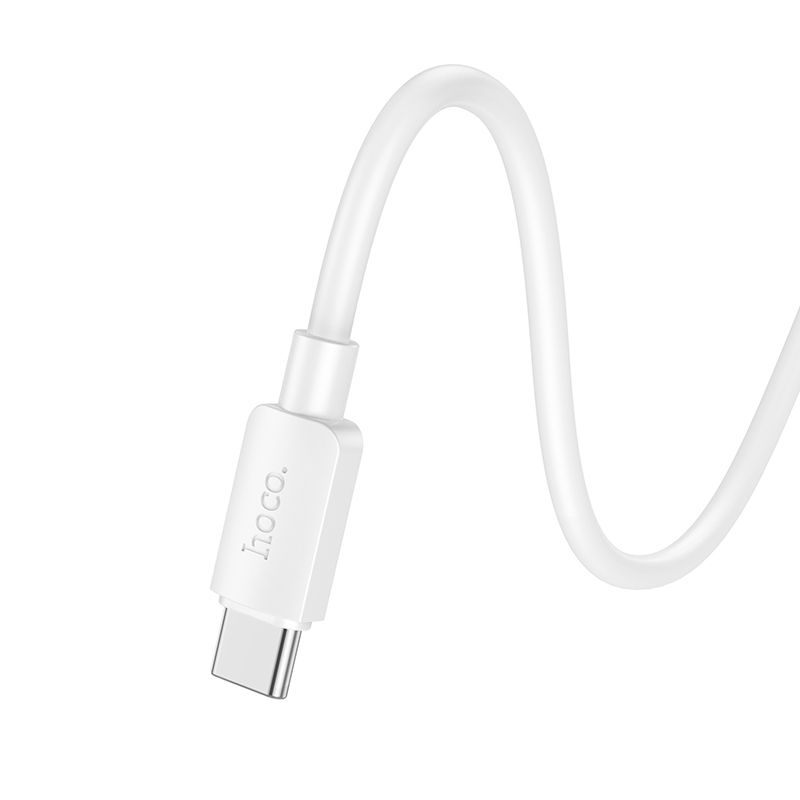 Cablu Hoco X96, USB Type-C la USB Type-C, Încărcare Rapidă PD 60W, 1m, Alb [2]