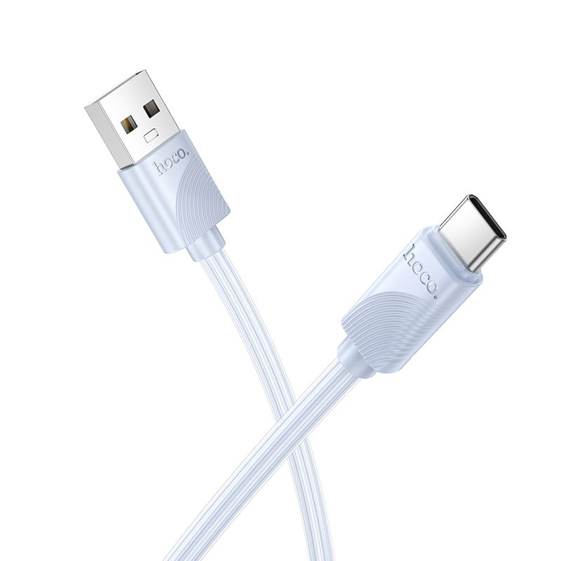 Hoco Cablu USB-A la Lightning X114, 2.4A, 1m, Albastru [2]