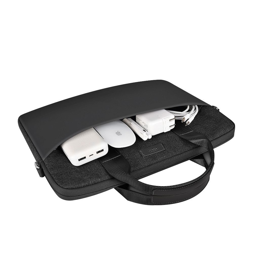 Geantă Impermeabilă pentru Laptop WiWU Minimalist, 15.6", Negru [4]