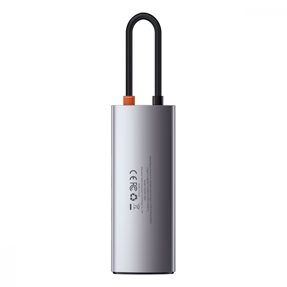 Adaptor BASEUS HUB 5in1 Tip C , 0,15m, Gri [6]