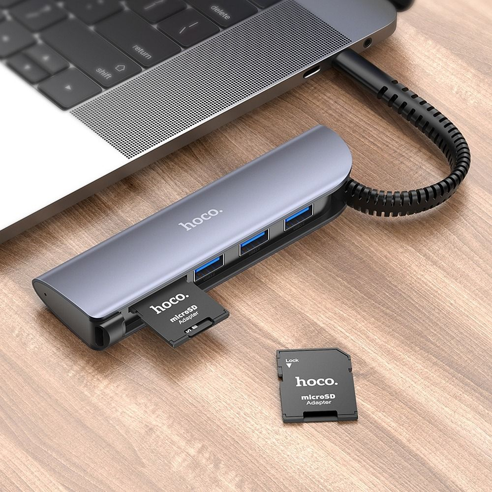 Adaptor HOCO HB22 de la TF la SD pentru Carduri de Memorie [2]