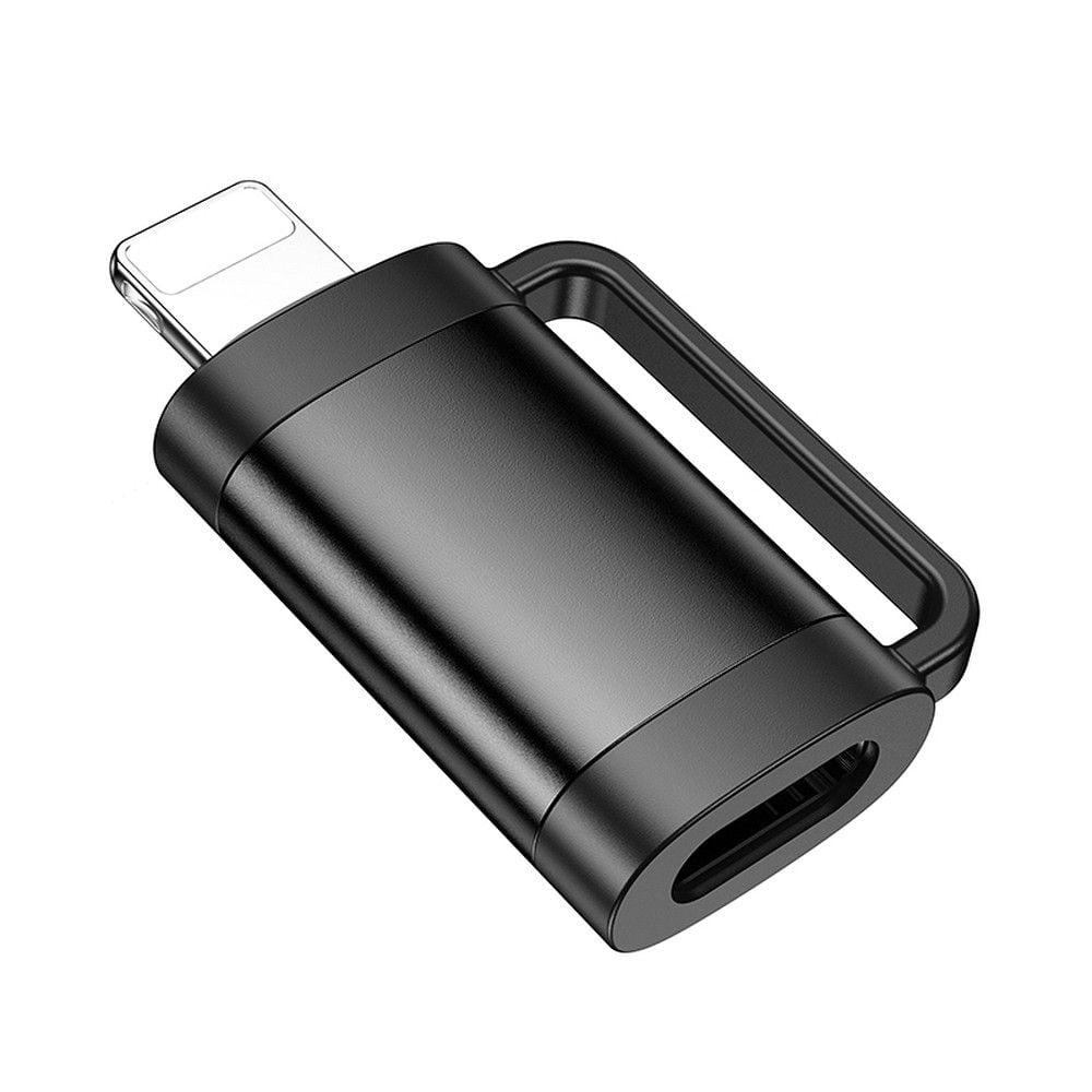 Adaptor OTG Hoco Lightning la Type-C, UA31B, Negru [4]