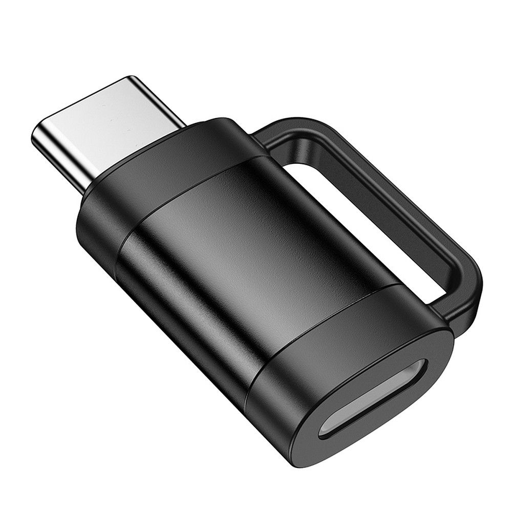Adaptor OTG Hoco Type-C la Lightning, UA31E, Negru [3]