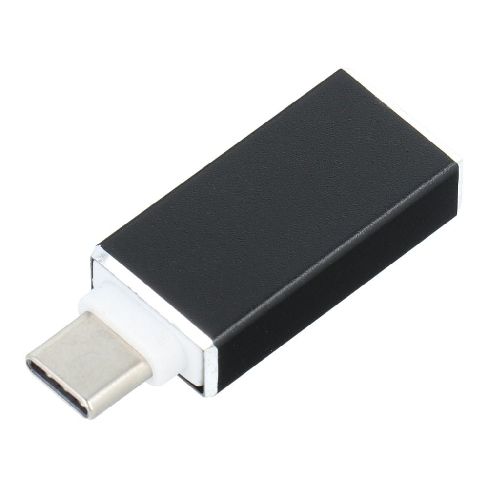 Adaptor OTG USB-A 3.0 femelă la Type-C tată, negru – viteză și compatibilitate extinsă [1]