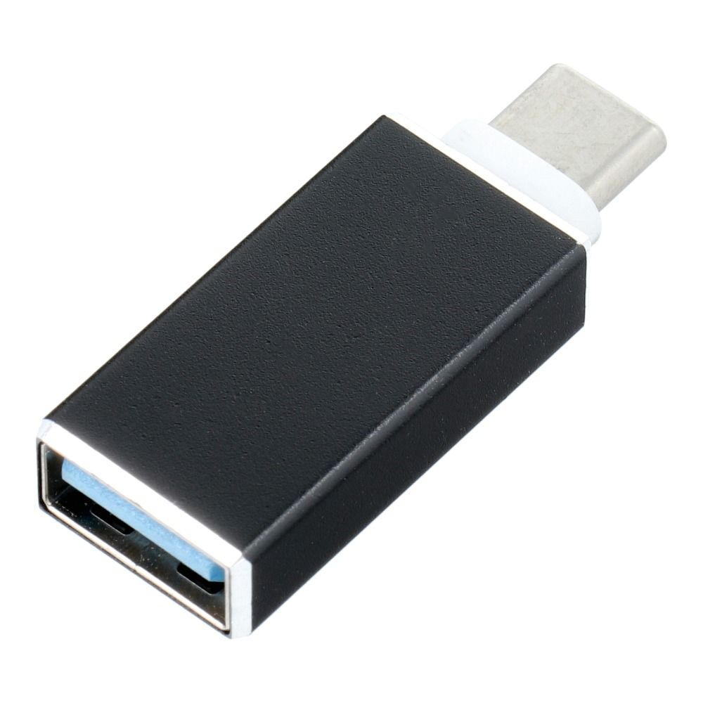 Adaptor OTG USB-A 3.0 femelă la Type-C tată, negru – viteză și compatibilitate extinsă [2]