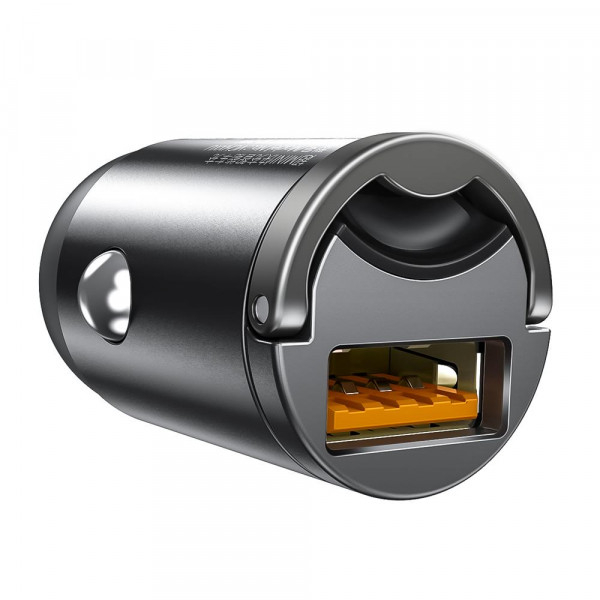 Baseus Tiny Star Mini încărcător auto 30W USB-A, gri (model VCHX-A0G) [2]