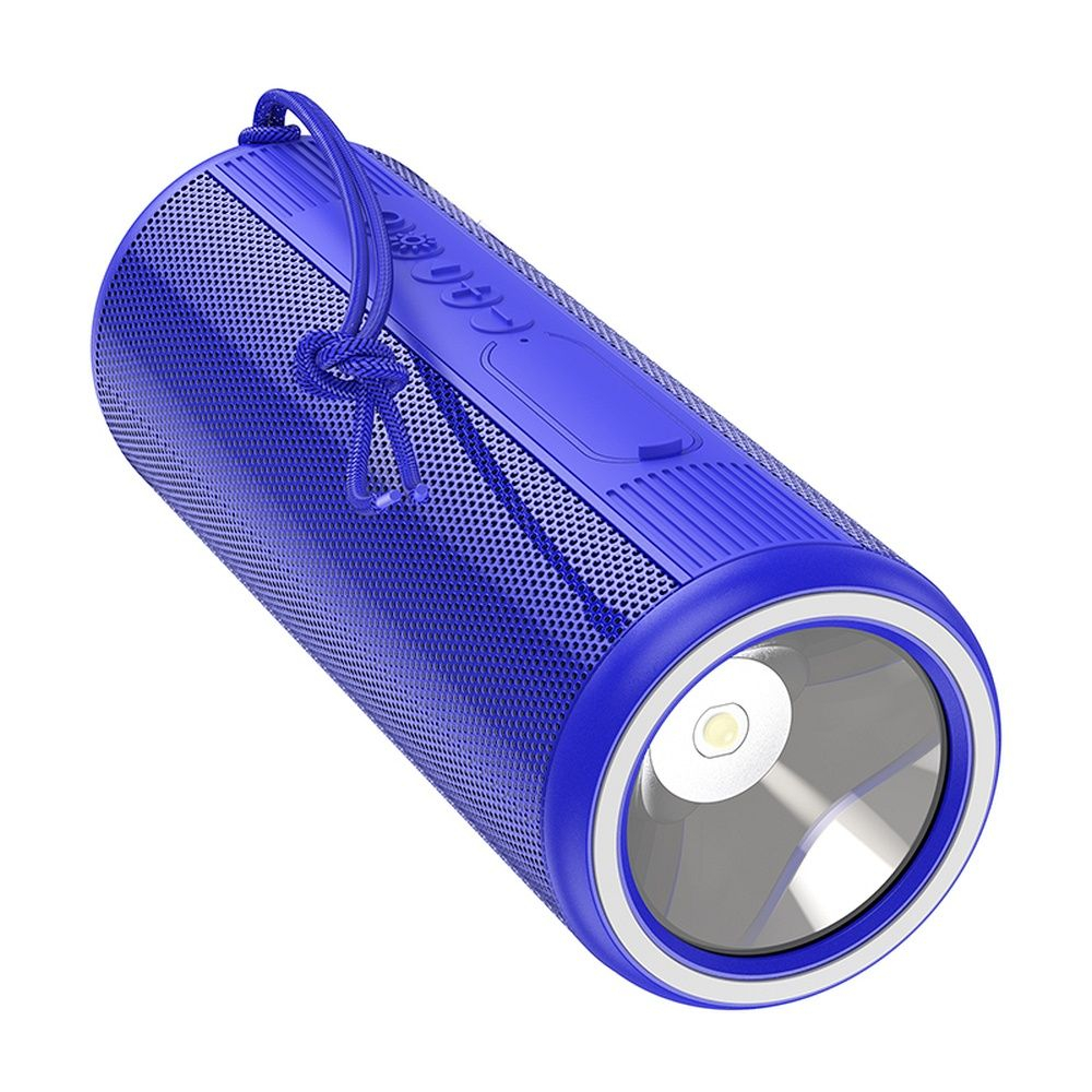 Boxă Bluetooth Wireless Hoco Bora Sports HC1, Lanternă Inclusă, Albastră [2]