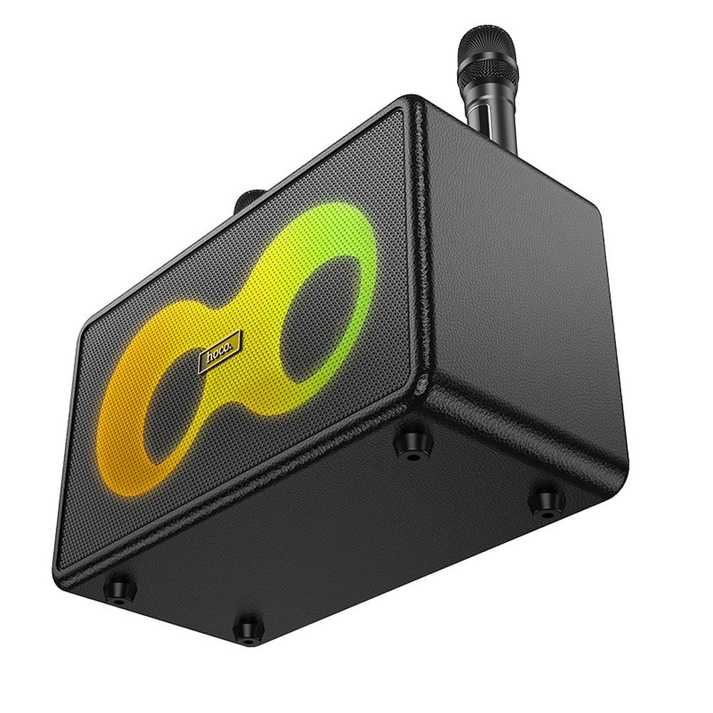 Boxă Karaoke Bluetooth Hoco HA8, 40W, Autonomie 6h, Microfon Inclus – Neagră [3]