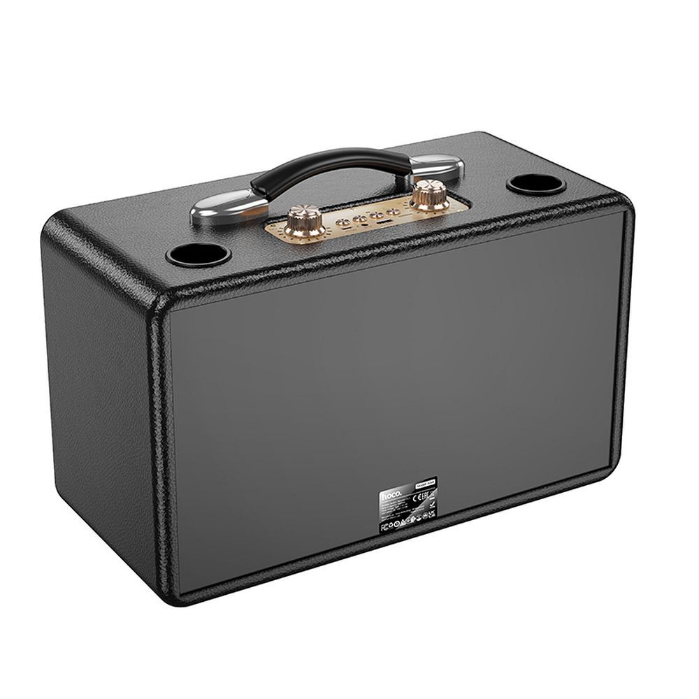 Boxă Karaoke Bluetooth Hoco HA8, 40W, Autonomie 6h, Microfon Inclus – Neagră [4]