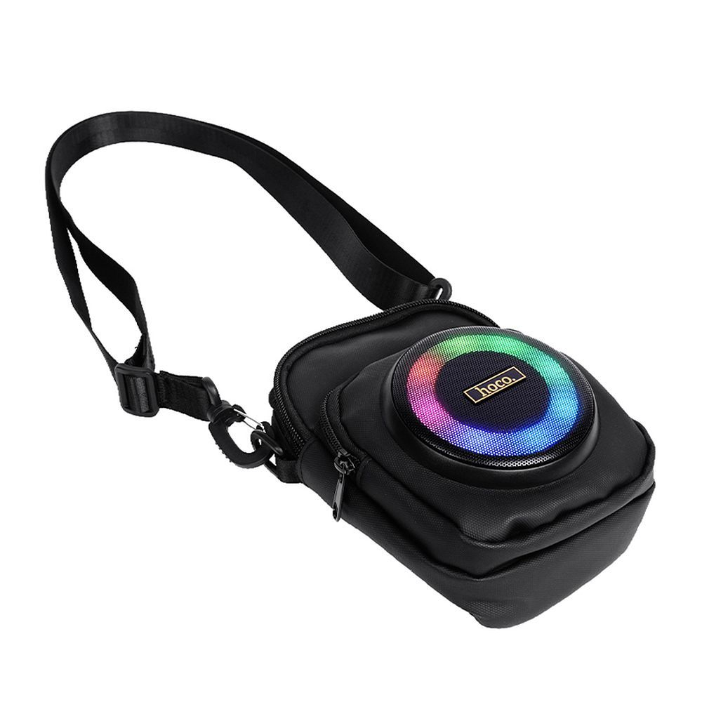 Boxa Portabila Bluetooth HOCO HC41, 8W, Geanta Umar 1.5L, Bluetooth 5.4, FM, USB, TF, Negru [2]
