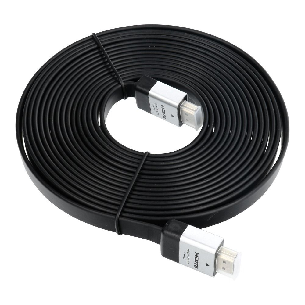 Cablu HDMI la HDMI 5m, 4K 60Hz, High Speed cu Ethernet, v2.0, negru [2]