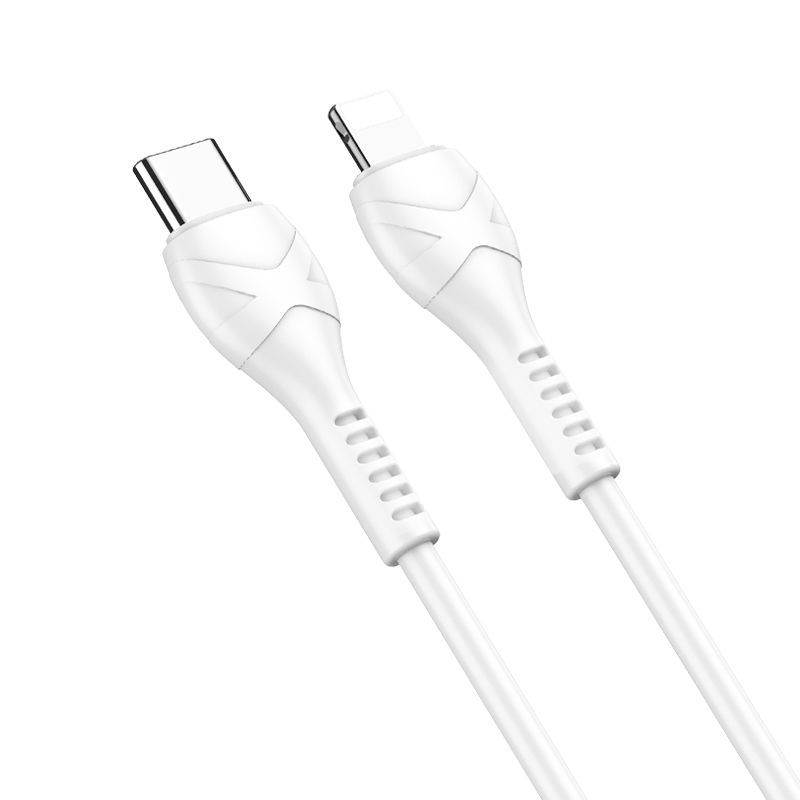 Cablu Hoco Type-C la Lightning PD 27W X37 1m Alb - Încărcare Super Rapidă pentru Dispozitivele Tale Apple [2]