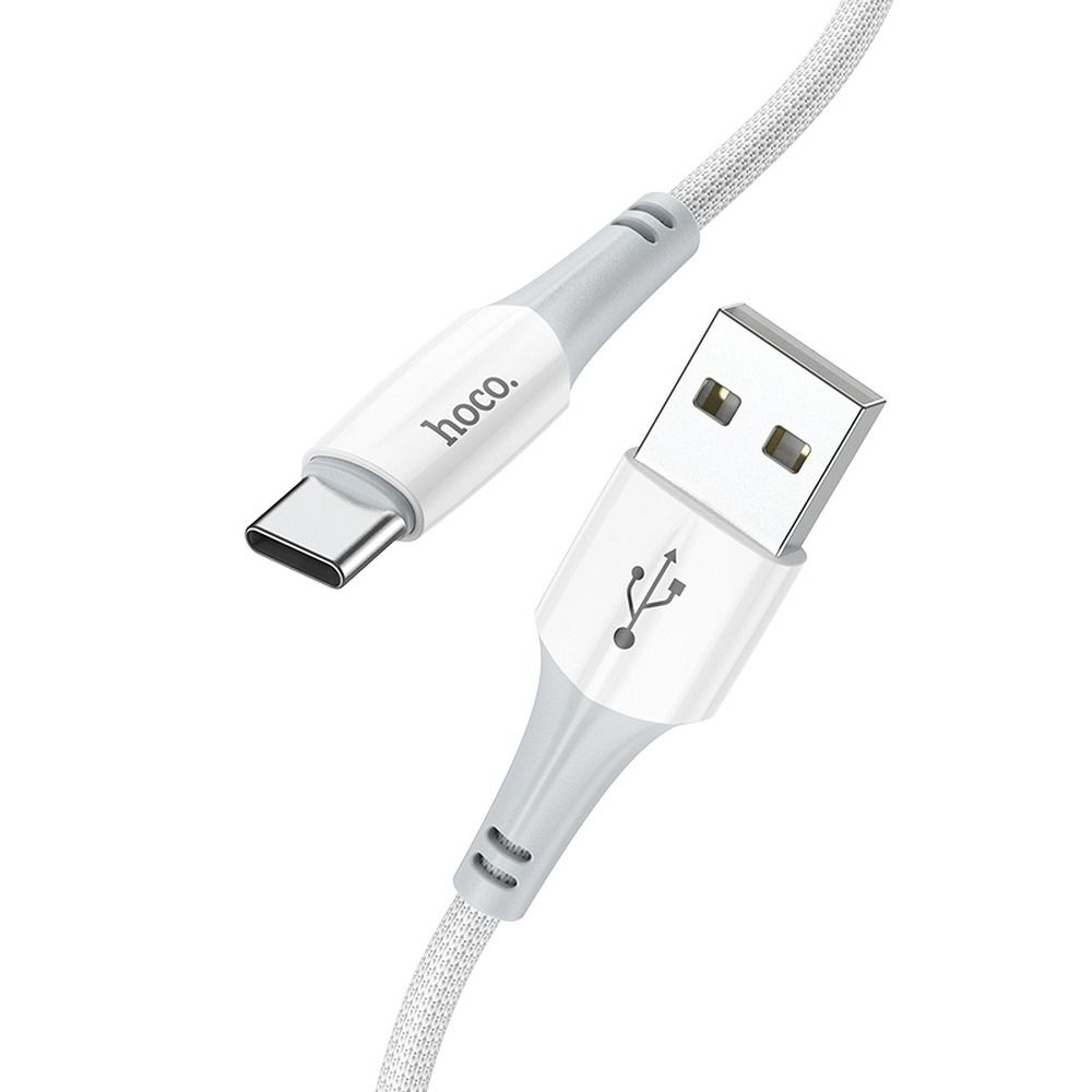 Cablu HOCO USB A la Tip C 3A X70 1 m alb [1]