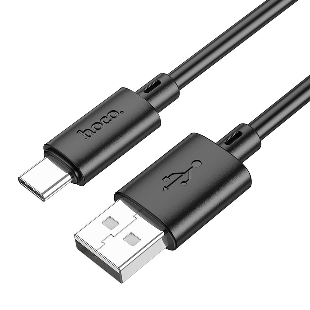 Cablu Hoco USB-A la Type-C 3A X88 1m Negru - Încărcare Rapidă și Fiabilă pentru Dispozitivele Tale [3]