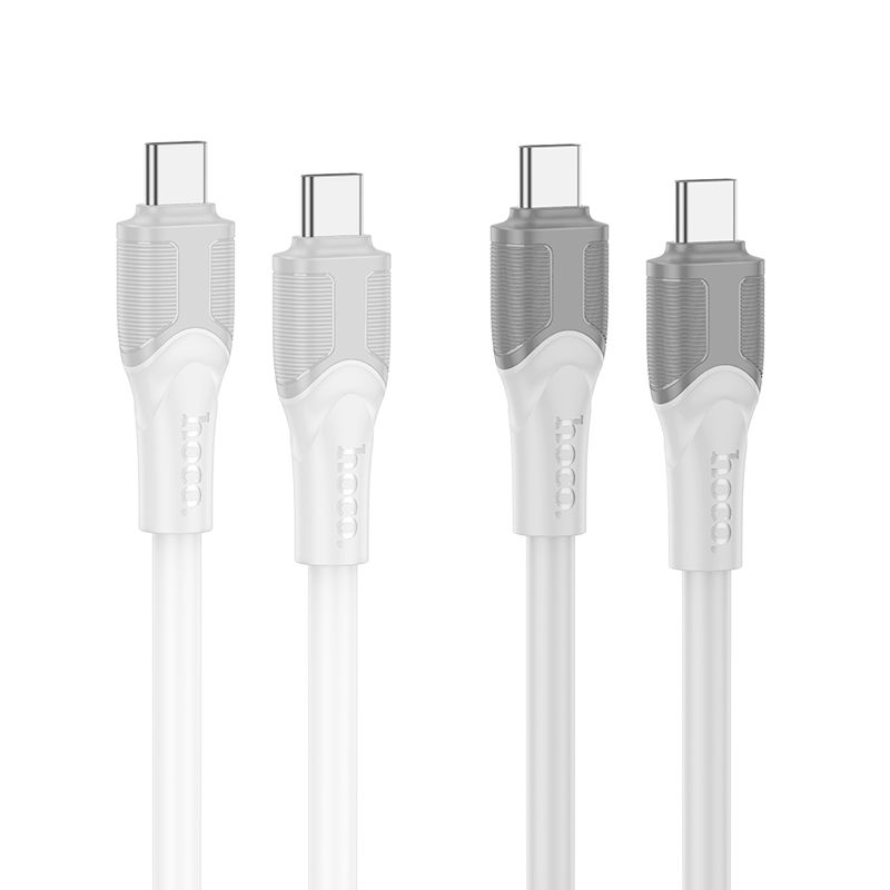 Cablu Hoco X106, Type-C la Type-C, 240W, 3m, Alb [4]