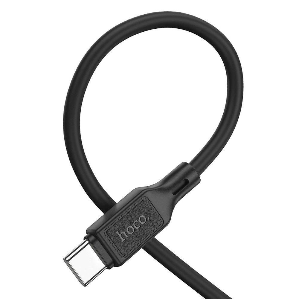Cablu HOCO X90, USB-A la Type-C, 3A, 1m, Negru [2]