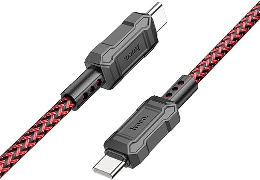 Cablu HOCO X94 Leader, Type-C la Type-C, 60W, 1m, Negru [2]