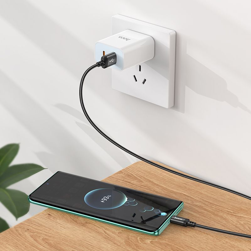 Cablu Încărcare Rapidă Hoco X89, USB-A la Type-C, 3A, 1m, Negru – Rezistent & Eficient [4]
