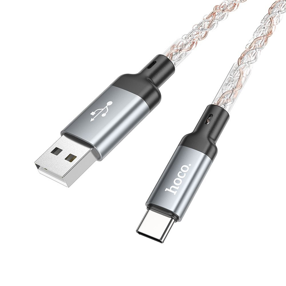 Cablu USB-A la USB-C HOCO U112 3A 1m – încărcare rapidă și transfer date [2]