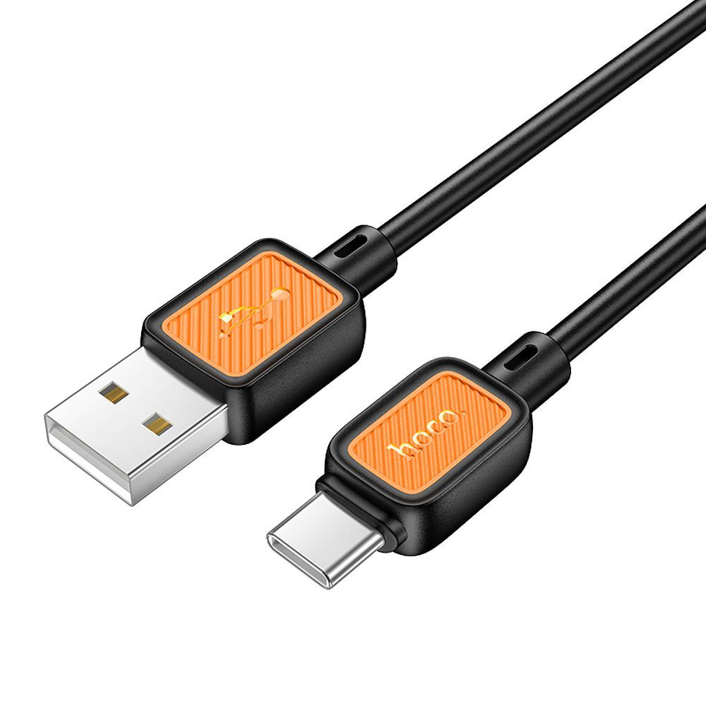 Cablu USB-A la USB-C Hoco X108 3 A, 1 m – Negru [3]