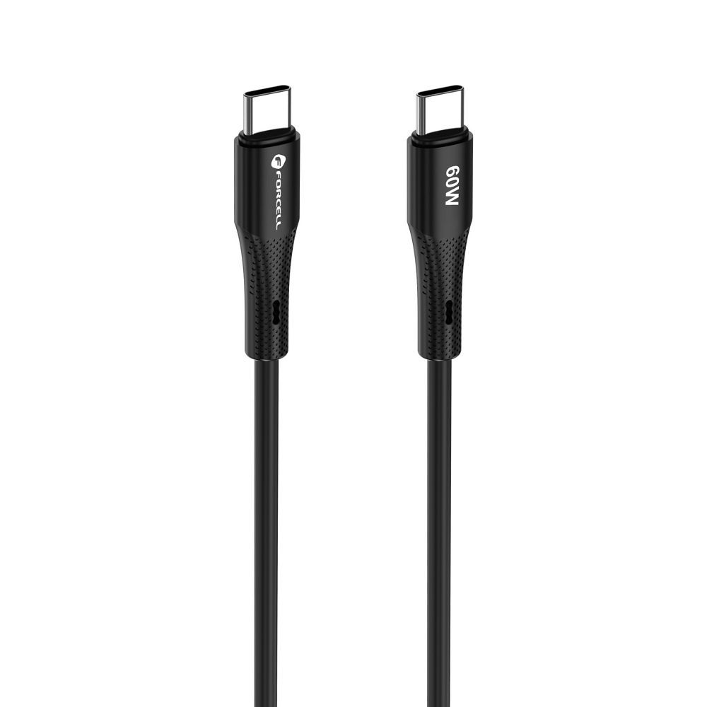 Cablu USB-C la USB-C Forcell C344 60W PD QC4.0 3A 1m – silicon [4]