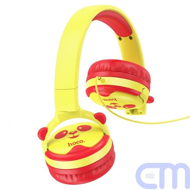 Casti audio pentru copii Hoco W31 – Jack 3.5mm, galbene [2]