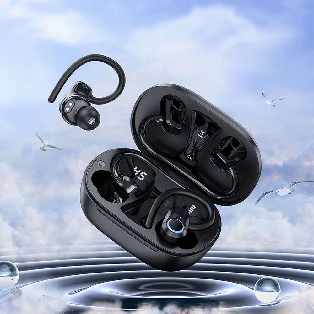 Căști Bluetooth Hoco Pure Joy In-Ear TWS EQ8, Negru [2]