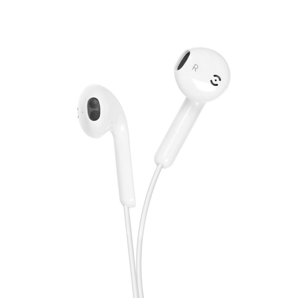 Căști Stereo Forcell pentru Apple iPhone Lightning 8 Pin, White, Cutie Nouă [2]