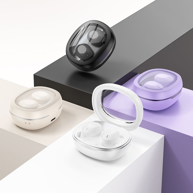 Căști Wireless Bluetooth Hoco TWS EQ3, Alb [3]