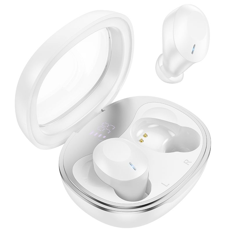 Căști Wireless Bluetooth Hoco TWS EQ3, Alb [1]