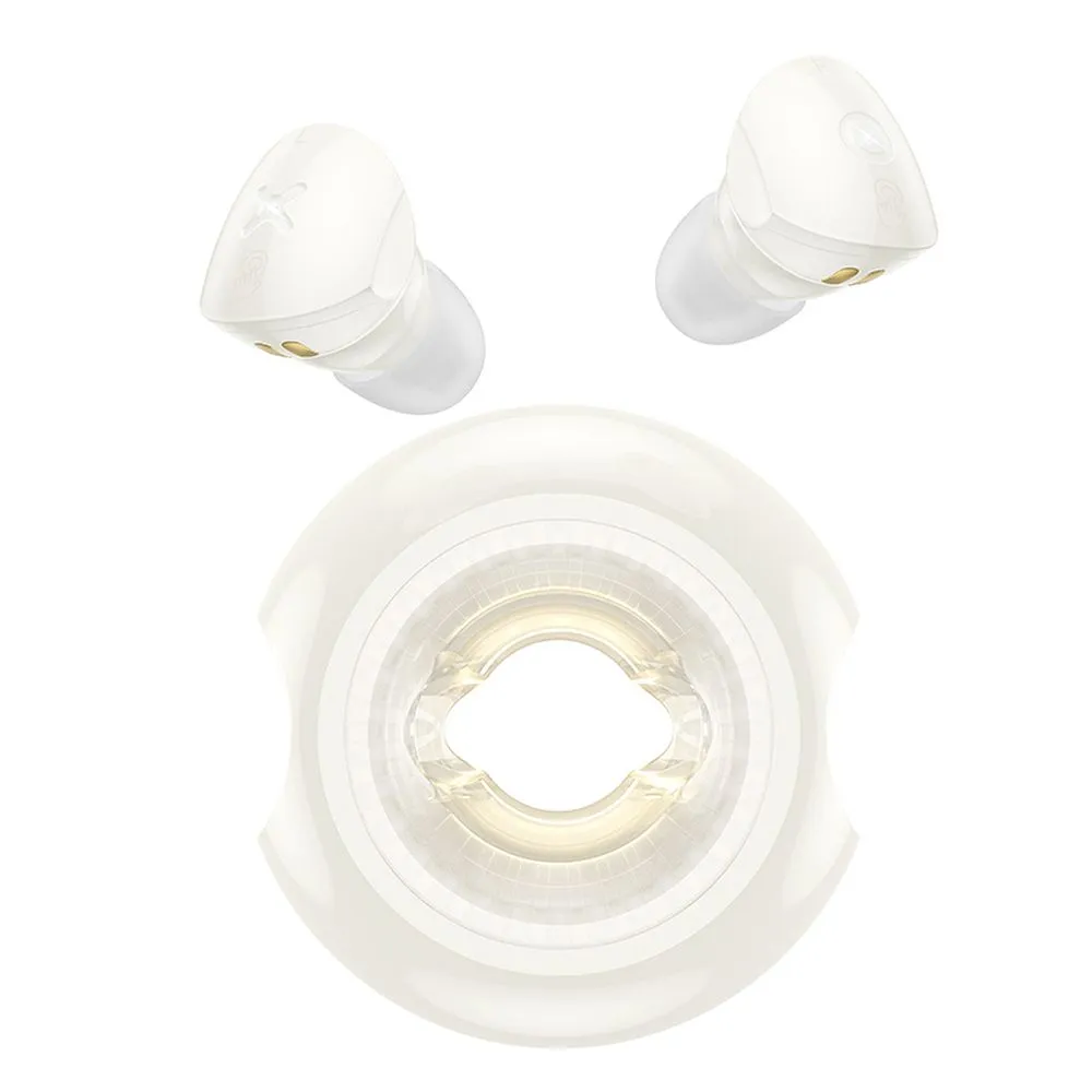 Căști Wireless Bluetooth TWS Hoco EW71, Milky White [2]