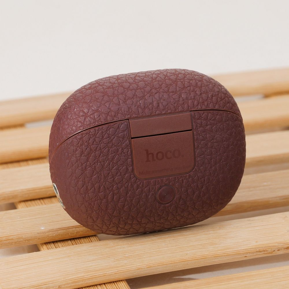 Căști wireless Hoco EQ23 TWS Bluetooth, maro – stil natural și sunet clar [4]