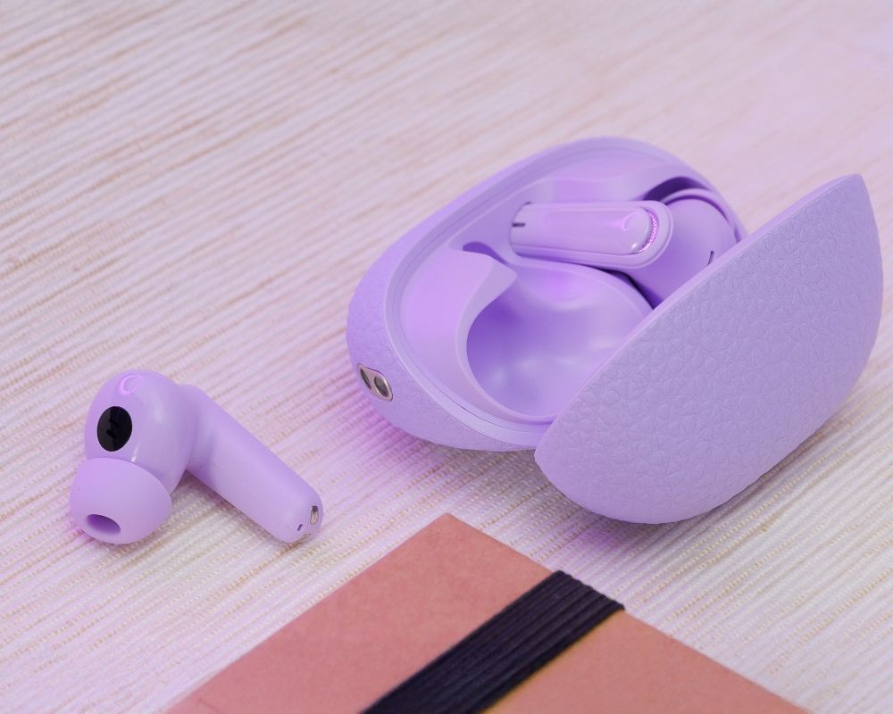Căști wireless Hoco EQ23 TWS Bluetooth, mov – sunet clar și design modern [2]